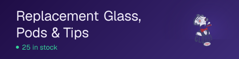 Replacement Glass, Pods & Tips